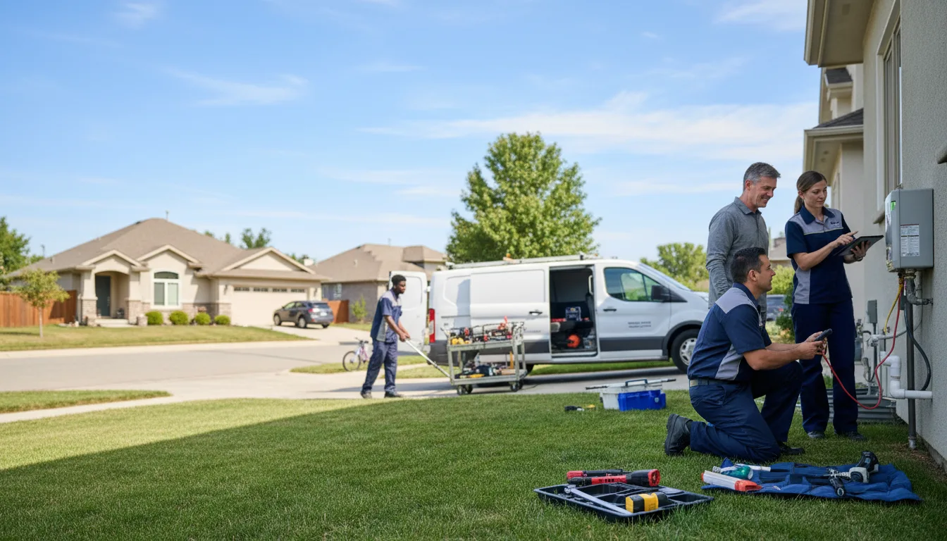 Tankless water heater service in Monroe, NE